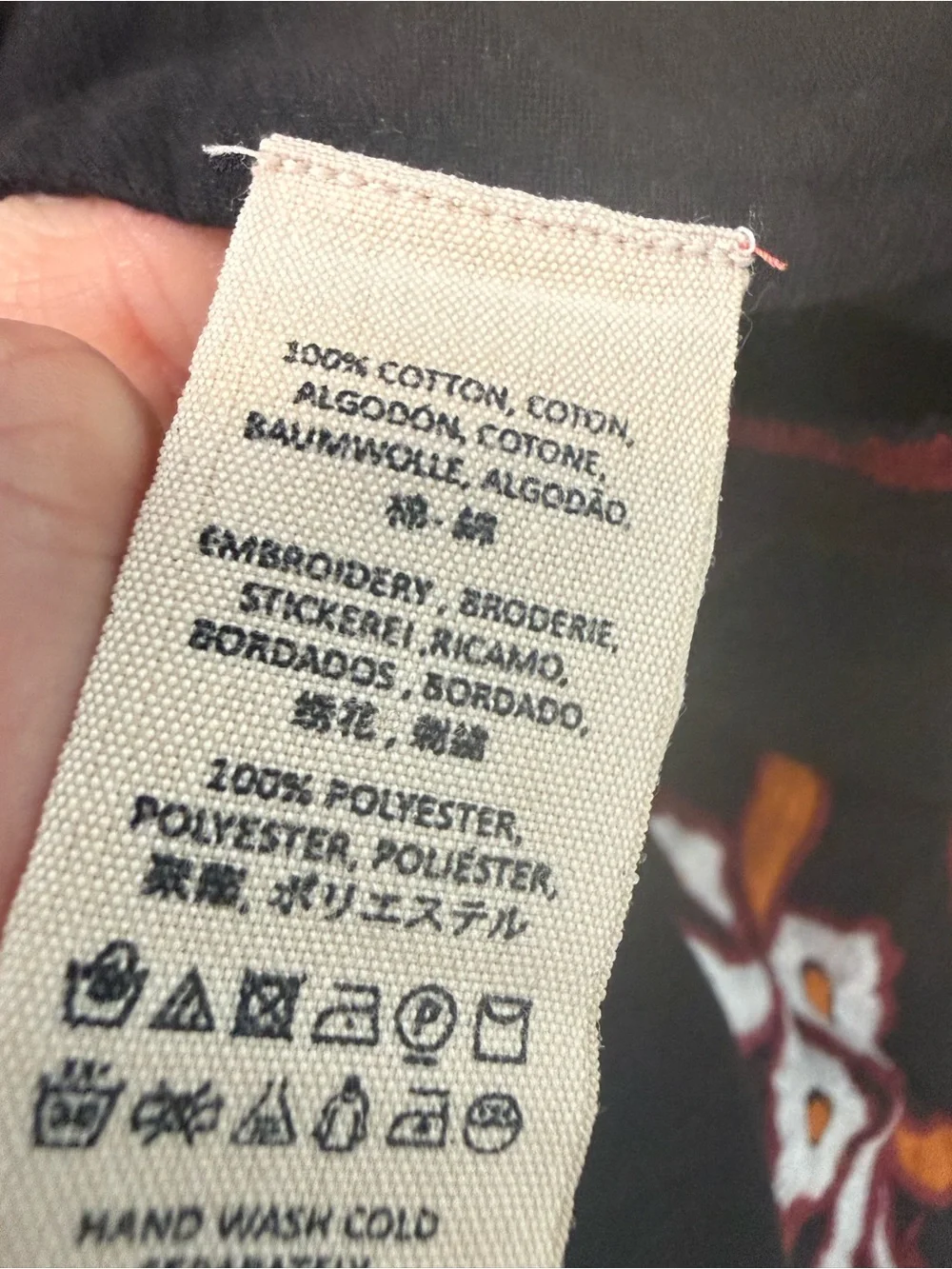 Free People Black Embroidered Romper Boho Festival Flutter Sleeve Floral Cotton‎